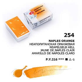 Неаполитанская оранжевая акварель кювета, 2,5мл, «Белые Ночи»