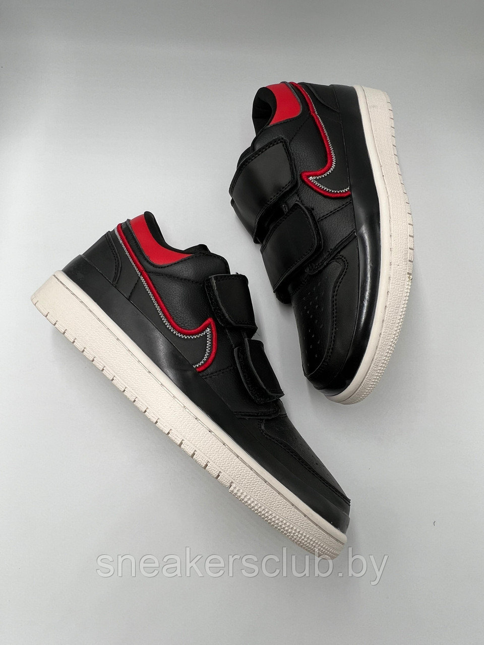 Кроссовки мужские Nike Jordan 1 Double / демисезонные / повседневные - фото 2 - id-p198044096