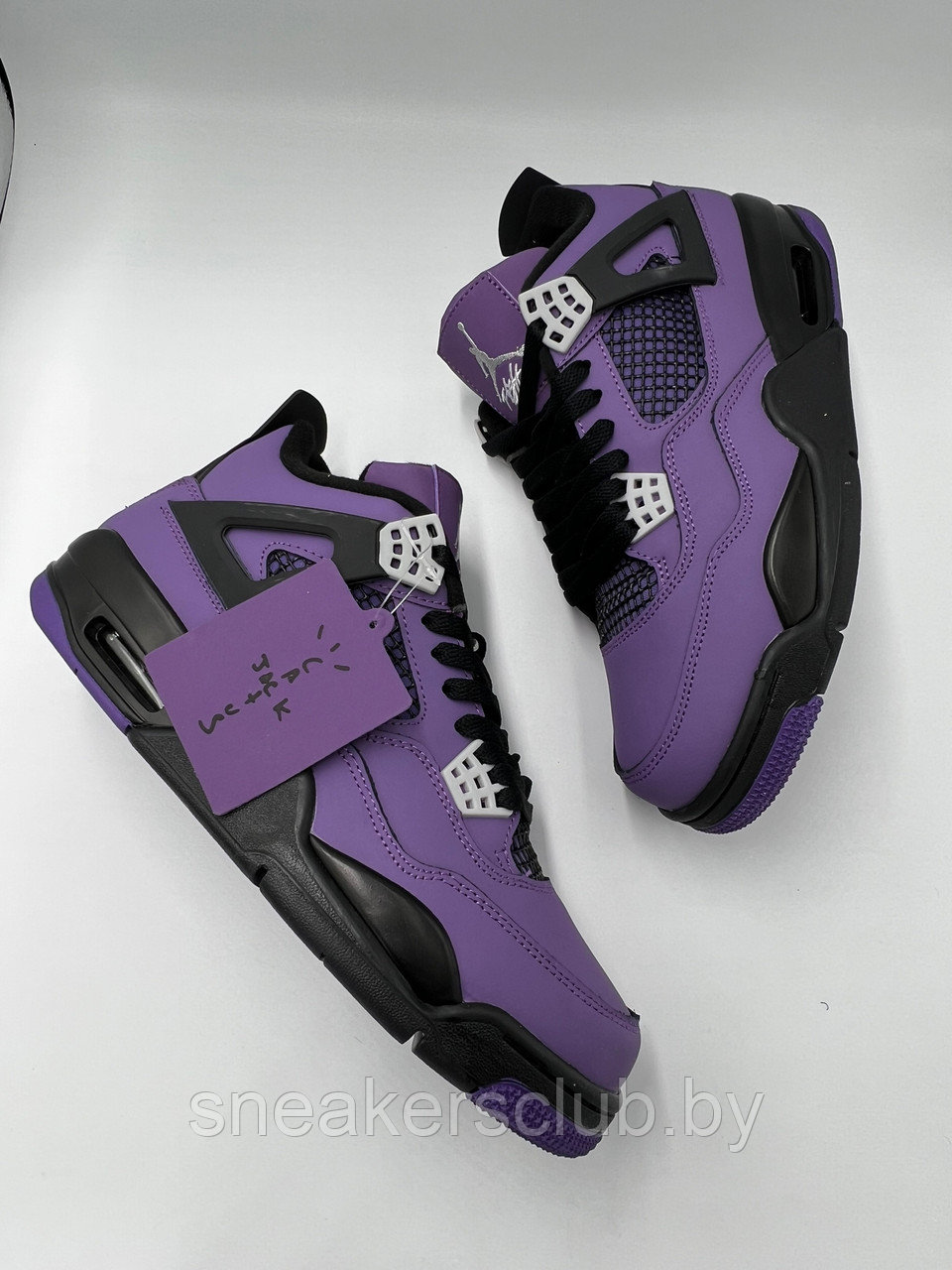 Кроссовки женские Nike Jordan 4 / демисезонные / повседневные / подростковые - фото 3 - id-p198045007