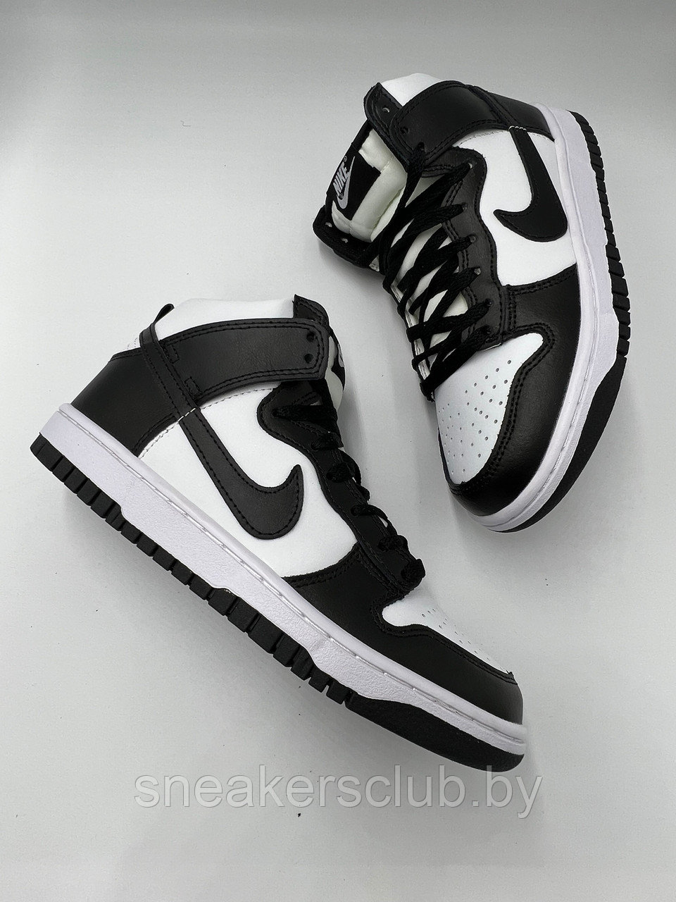 Кроссовки женские зимние Nike Air Jordan 1 / высокие кроссовки / повседневные - фото 3 - id-p198045028