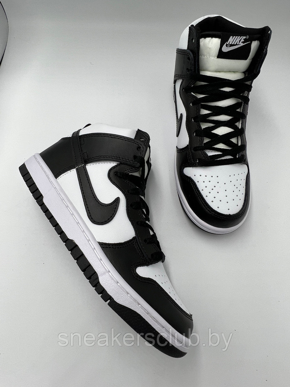 Кроссовки женские зимние Nike Air Jordan 1 / высокие кроссовки / повседневные - фото 1 - id-p198045028