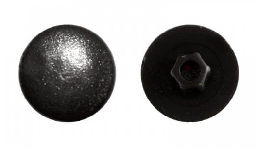 Заглушка к конфирматам -01- (чёрный), РП (40 шт.-уп.), фото 2