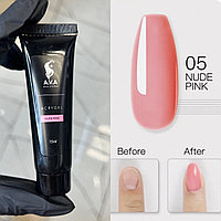 Полигель (акригель) A.V.A 15мл, Nude Pink