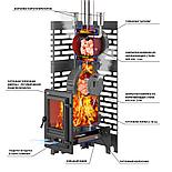 Печь для бани ASTON «Шторм Турбопар» Long (чугун), фото 4