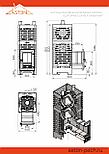 Печь для бани ASTON «Шторм Турбопар» Long (чугун), фото 2