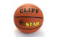 Мяч баскетбольный резиновый CLIFF STAR CF-BB-STAR-7 №7