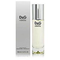 Туалетная вода D&G Feminine by Dolce & Gabbana 100 мл.(Лицензионная копия)