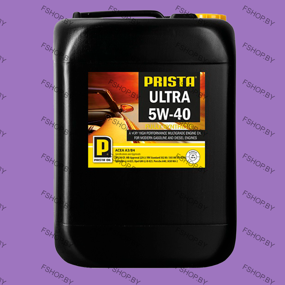 PRISTA ULTRA 5W40 - 20 литров — Синтетическое моторное масло — Бензиновое-Дизельное
