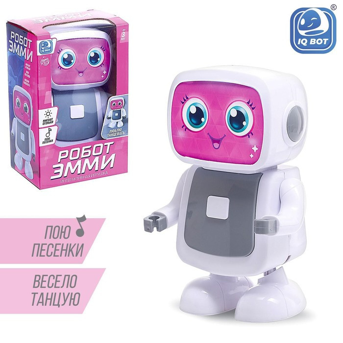 Робот-игрушка музыкальный «Эмми», танцует, звук, свет - фото 1 - id-p198061606