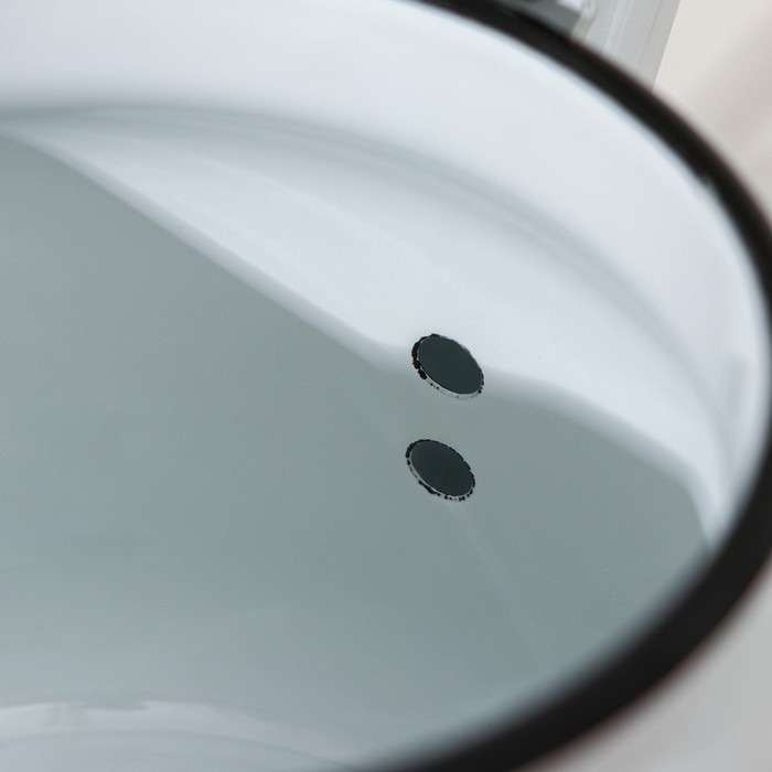 Чайник «Маки», 2,3 л, эмалированная крышка, индукция, цвет белый - фото 3 - id-p198062831