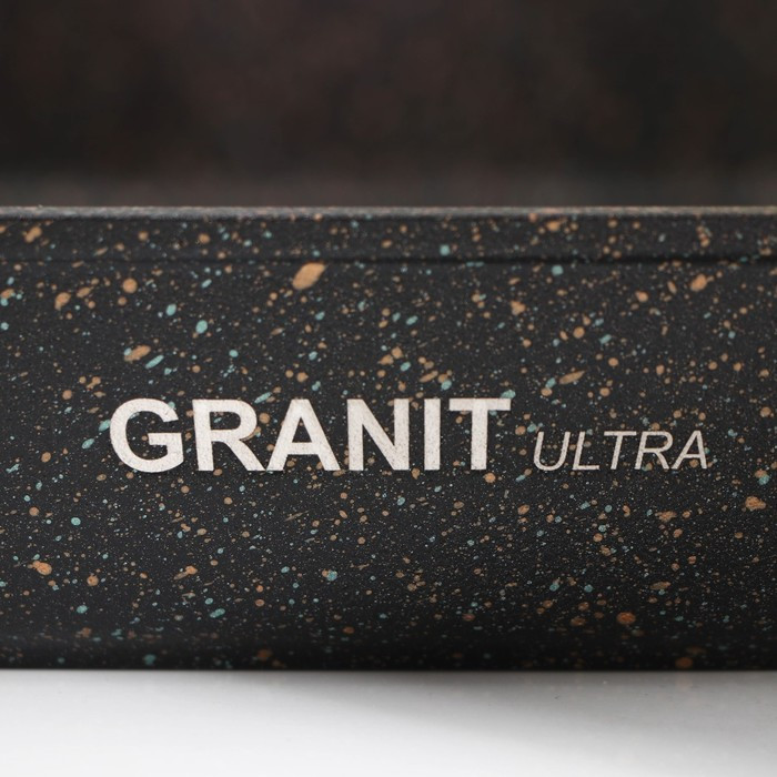 Противень Granit Ultra, 40×29,5×5 см, антипригарное покрытие, цвет чёрный - фото 5 - id-p198063162