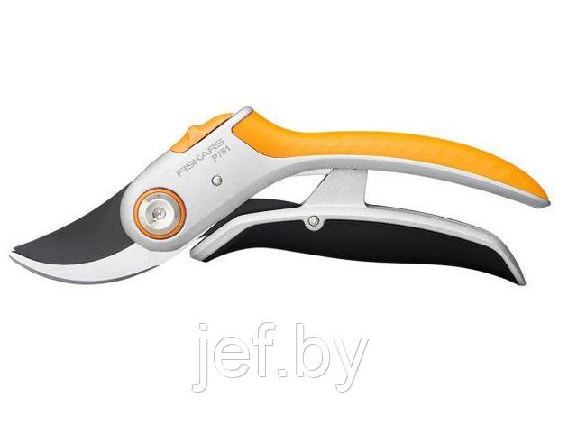 Секатор плоскостной металлический Plus PowerLever P751 FISKARS 1057172, фото 2