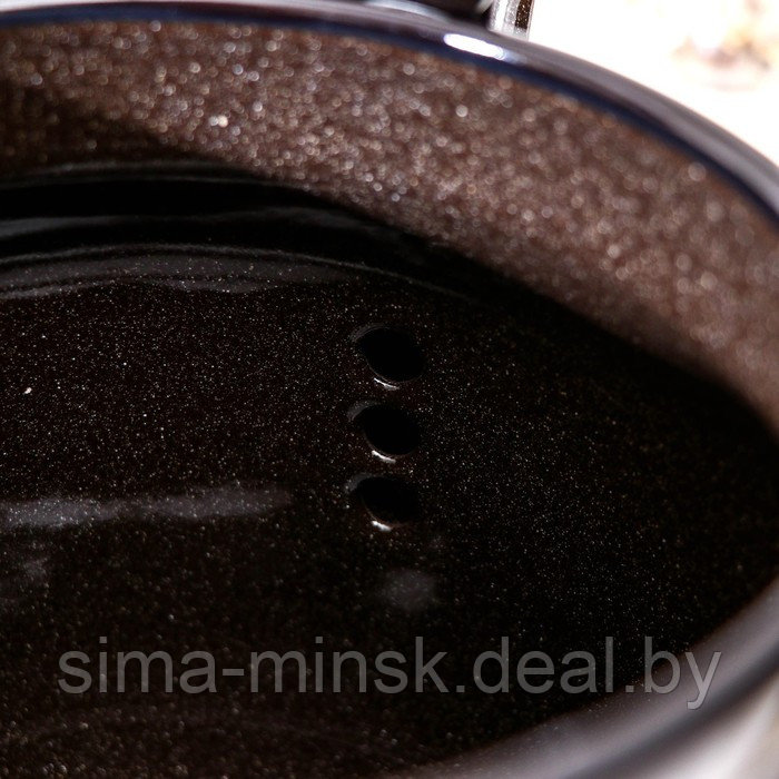 Чайник, 3,5 л, без деколи, индукция, цвет коричневый - фото 3 - id-p198080990