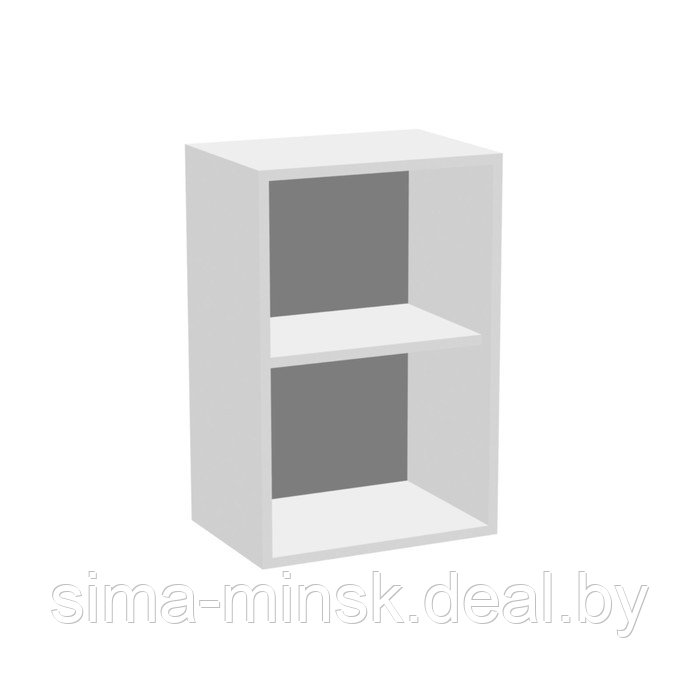 Шкаф с полками, 400 × 300 × 600 мм, цвет белый - фото 3 - id-p198076268