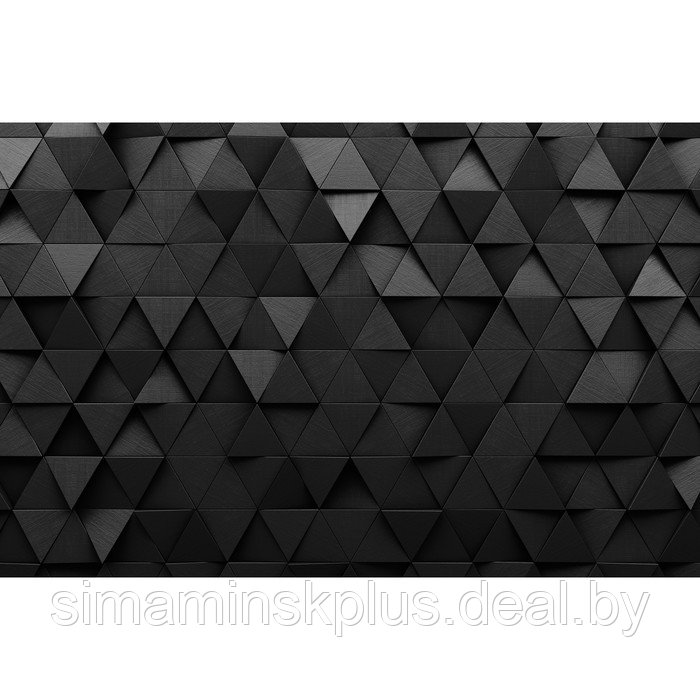 Фотобаннер, 300 × 200 см, с фотопечатью, люверсы шаг 1 м, «Чёрные треугольники» - фото 1 - id-p198071400