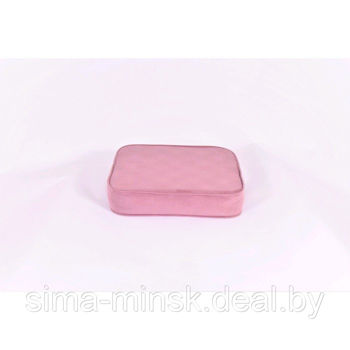 Подушка-пуф передвижной «Моби», размер 50 × 50 см, розовый, велюр - фото 2 - id-p198078281