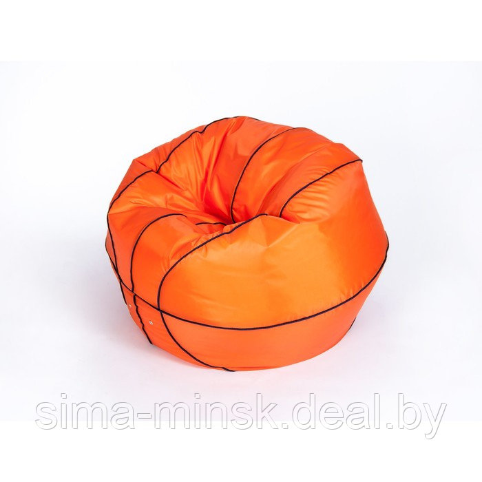 Кресло - мешок «Баскетбольный мяч» малый, диаметр 70 см, цвет оранжевый, плащёвка - фото 2 - id-p198078553