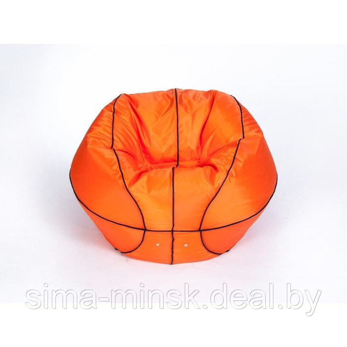 Кресло - мешок «Баскетбольный мяч» малый, диаметр 70 см, цвет оранжевый, плащёвка - фото 3 - id-p198078553