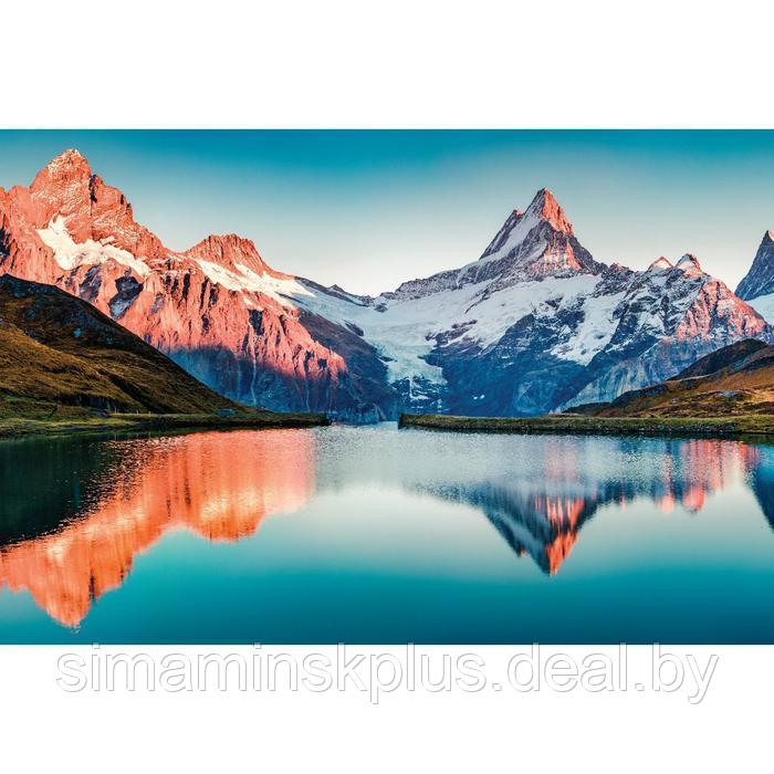Фотосетка, 300 × 200 см, с фотопечатью, люверсы шаг 1 м, «Горное озеро»