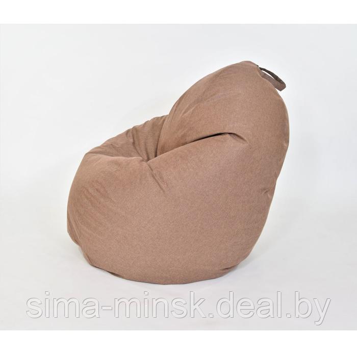 Кресло-мешок «Макси», диаметр 100 см, высота 150 см, цвет коричневый - фото 2 - id-p198078685