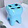 Стакан под зубную щетку "Зуб" голубой, фото 4