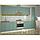 Шкаф для плиты РоялВуд, 600х600х850, Белый/Голубой прованс, фото 2