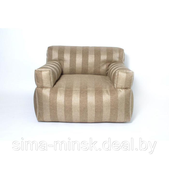 Кресло бескаркасное «Уют», размер 80x90 см, цвет коричневый , рогожка - фото 1 - id-p198079121