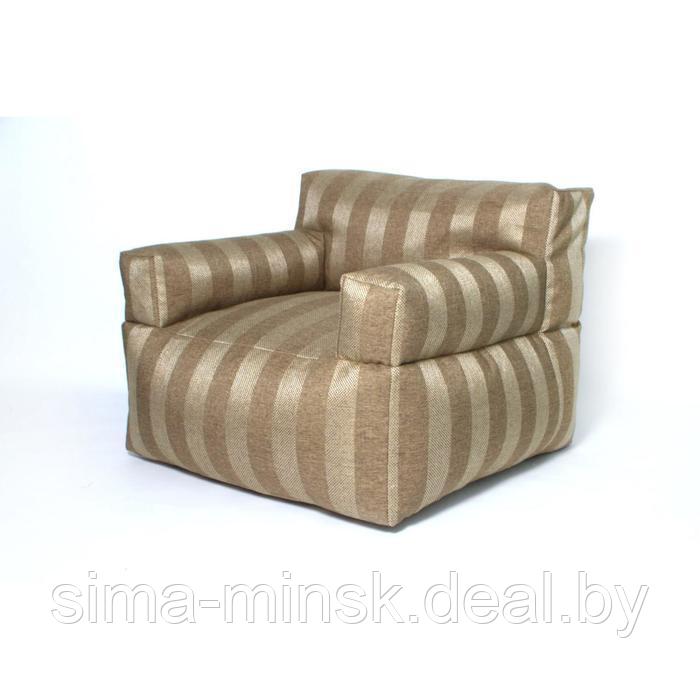 Кресло бескаркасное «Уют», размер 80x90 см, цвет коричневый , рогожка - фото 2 - id-p198079121