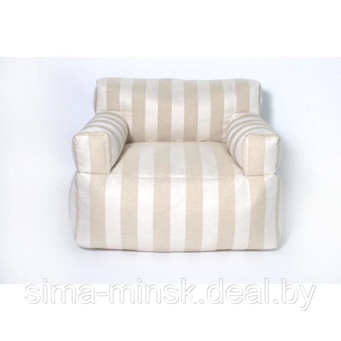 Кресло бескаркасное «Уют», размер 80x90 см, цвет бежевый , рогожка - фото 1 - id-p198079123