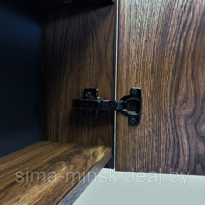 Шкаф подвесной COMFORTY «Порто-50» дуб темно-коричневый - фото 5 - id-p198074856