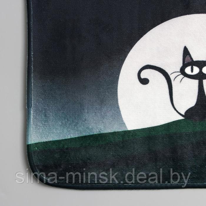 Коврик для дома Доляна «Чёрная кошка», 40×60 см, МИКС - фото 4 - id-p198073198