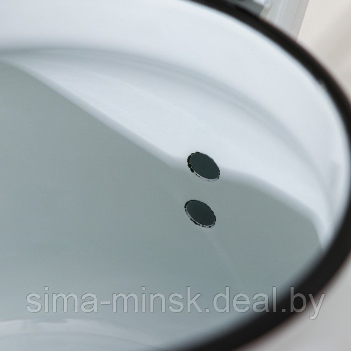 Чайник «Маки», 2,3 л, эмалированная крышка, индукция, цвет белый - фото 3 - id-p198079995