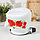 Чайник «Маки», 2,3 л, эмалированная крышка, индукция, цвет белый, фото 4