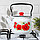 Чайник «Маки», 2,3 л, эмалированная крышка, индукция, цвет белый, фото 5