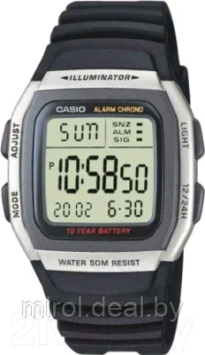 Часы наручные мужские Casio W-96H-1AVES - фото 1 - id-p198085163