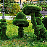 Фигуры из искусственной травы для Детских Площадок "Грибочки", фото 2