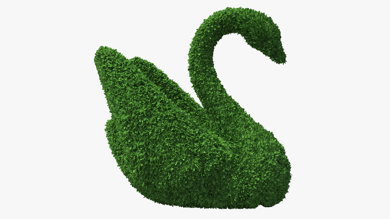 Фигуры из искусственной травы "Лебедь"