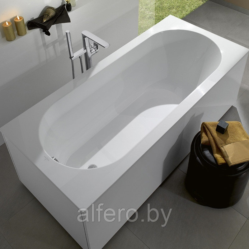 Ванна квариловая Villeroy&Boch Cetus 180x80, с ножками, белая, UBQ180CEU2V-01 - фото 3 - id-p198091575