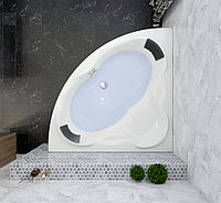 Акриловая ванна Lavinia Boho Elegant 3705015P / 150*150 см (с мягким силиконовым подголовником арт. AH17 - 2