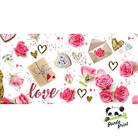 Конверт для денег (5КХ) Love, розы