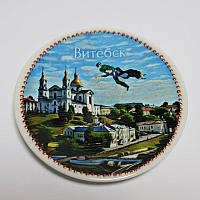 Тарелочка сувенирная "Витебск" d 10 cm