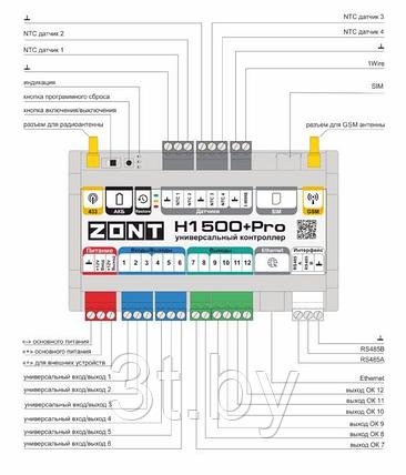 Контроллер ZONT H1500+ PRO, фото 2