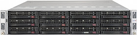 Сервер Supermicro 6028TR-HTR Xeon 4x E5-2690v4 512Gb 2133P DDR4 12x noHDD3.5" SATA/SSD  RAID C612, 2*PSU 1600W