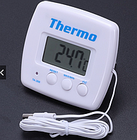 Термометр электронный 2 режима, с уличным датчиком