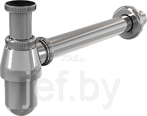 Сифон для умывальника O32, цельнометаллический, с накидной гайкой 5/4 ALCAPLAST A431-BL-01, фото 2