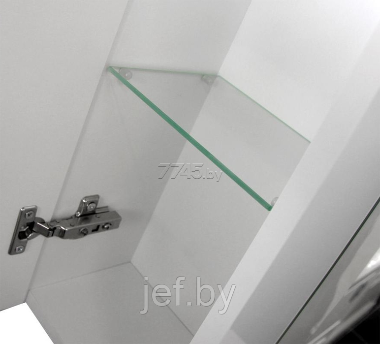 Полка зеркальная со шкафом 60 Бергамо левая АВН 47.02-01 - фото 2 - id-p198183898