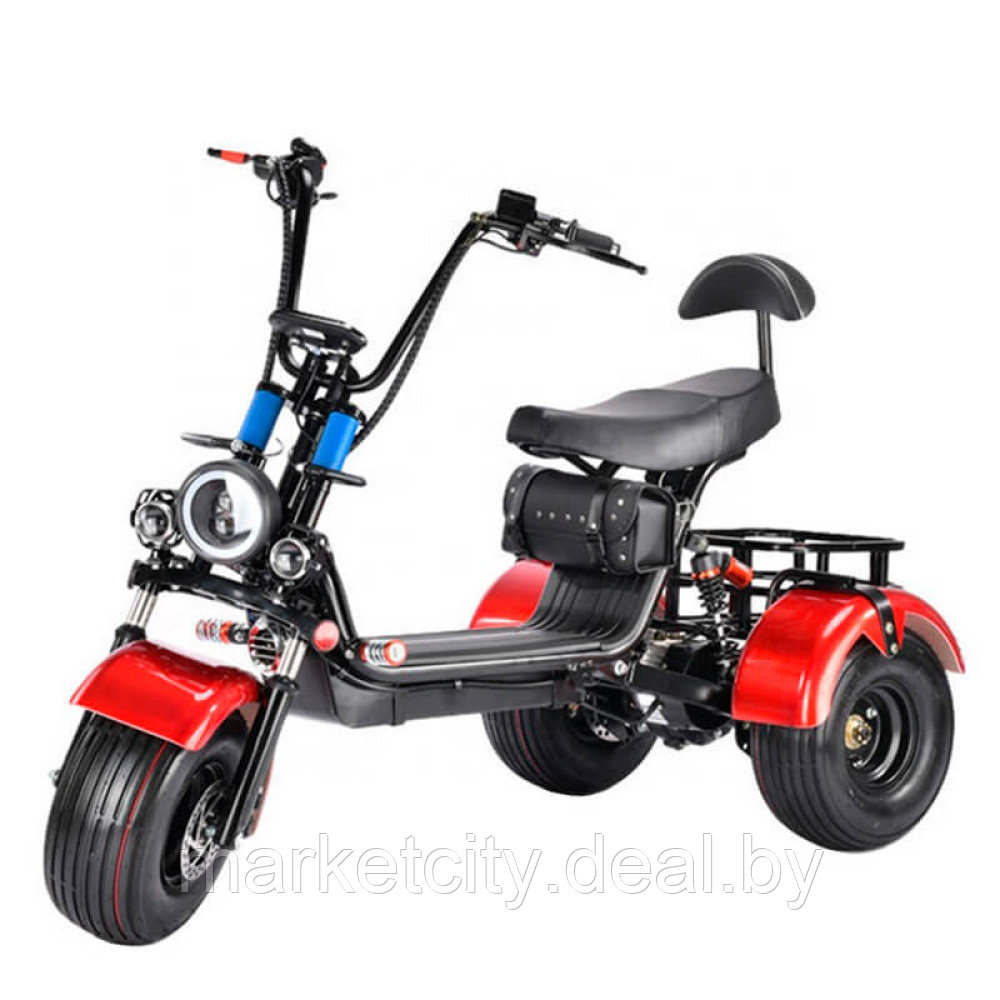 Gt x5 trike / Трехколесный электроскутер CityCoco GT X5 TRIKE - фото 4 - id-p198050676