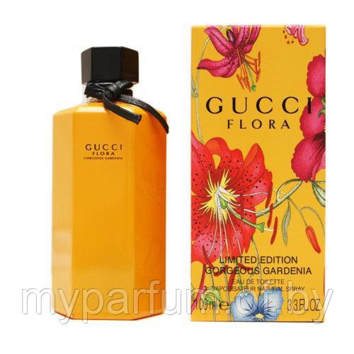 Женская туалетная вода Gucci Flora Gorgeous Gardenia Limited Edition 2018 edt 100ml - фото 1 - id-p198188924