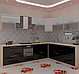 Кухонные гарнитуры шпонированные (шпон дуба, ясеня, ольхи) под заказ, фото 6