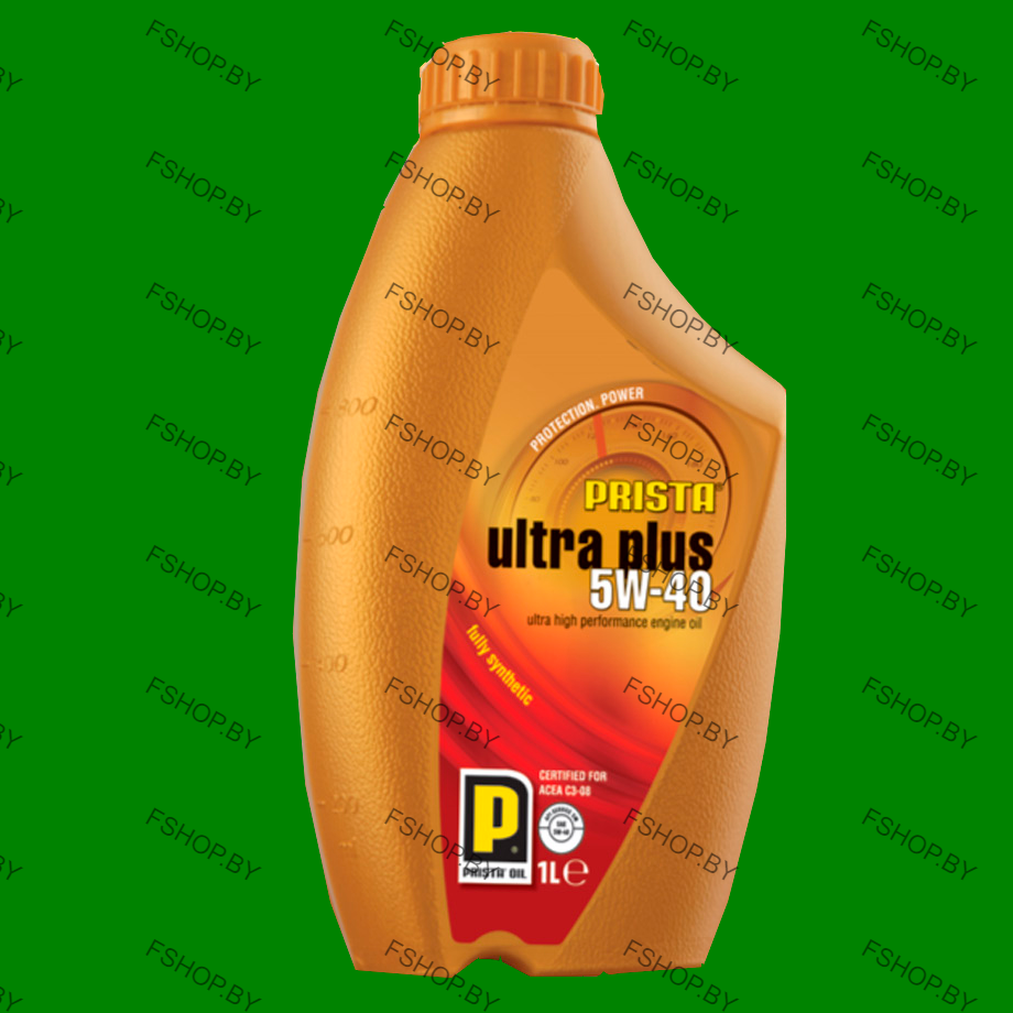 PRISTA ULTRA  PLUS 5W40 - 1 литр — Синтетическое моторное масло — Бензиновое-Дизельное